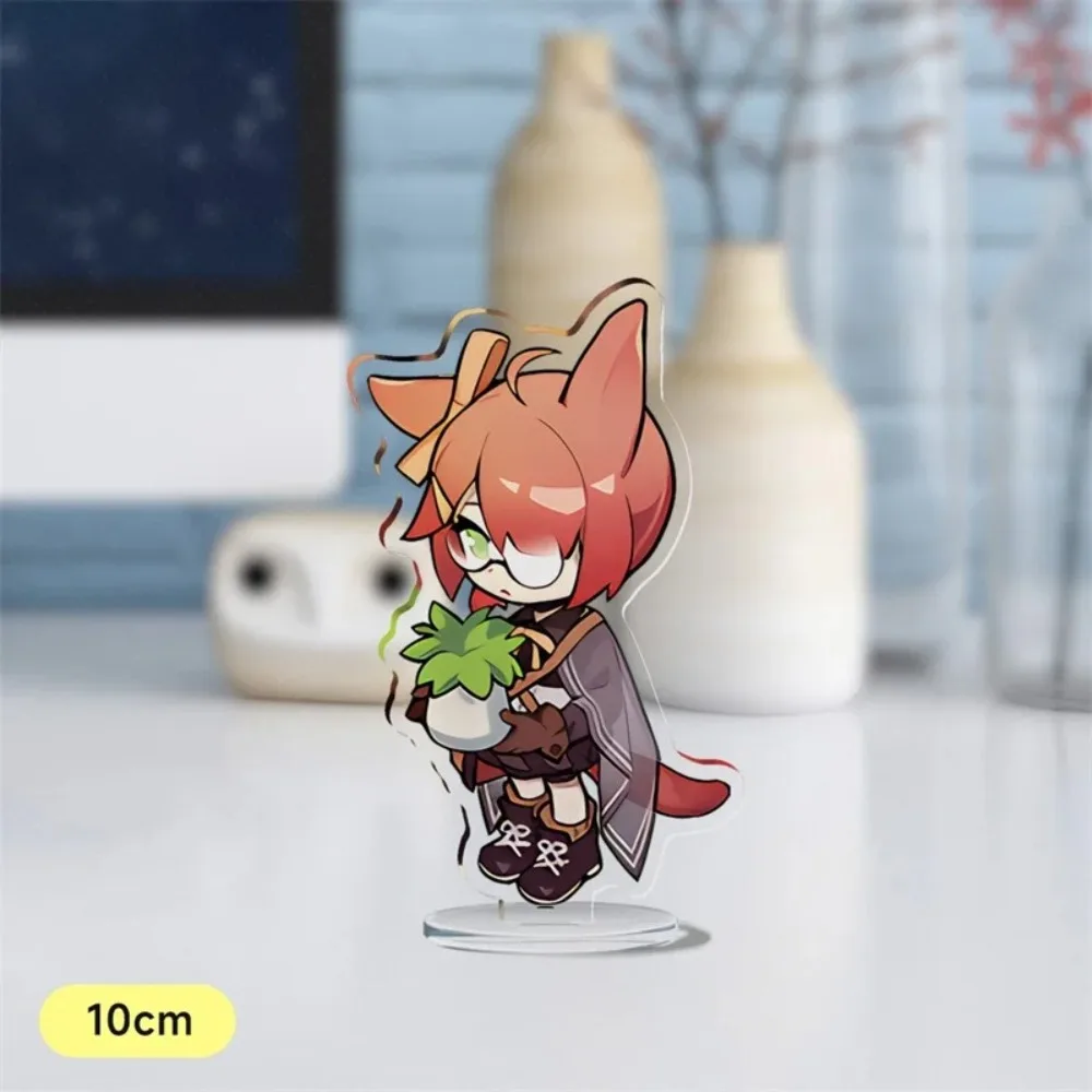 Diy Arknights Exusiai Anime Game Peripherals Custom Acrylic Board Figure Stand Model Desktop Ornament Originality Holiday Gifts