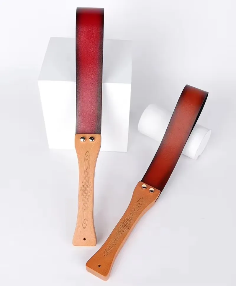 سوط حصان من الجلد الطبيعي لصنع يدوي الفروسية بمقبض خشبي قديم سياط قصير فاخر لركوب الخيل #2