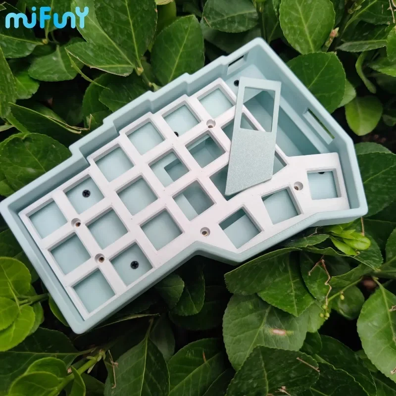 MiFuny CORNE Wireless Split Keyboard PCB Open Source Adaptable Ink Screen ZMK Solution RGB Bluetooth Custom Mechanical Keyboard