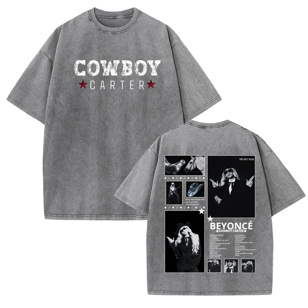 

Cowboy Carter Act Beyonce Shirt for Girls Cotton T-Shirt