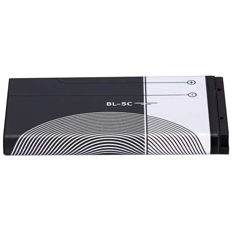 Baterias móveis recarregáveis para Nokia, bateria de lítio, BL-5C, DC, 3.7V, 1200mAh, Nokia 2112 2118 2255 2270 2280 2300 2600 2610 3125 N91