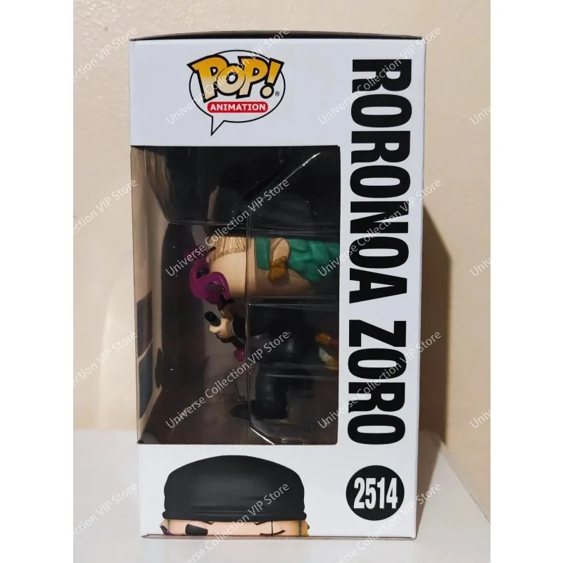 Funko POP One Piece Roronoa Zoro Haki Wrapped Dressrosa Arc Collectible Character Figure Anime Display Ornament Gift for Fans - view 3