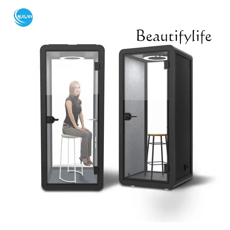 OEM Soundproof Booth, Acoustic Office, Silent Indoor Modular Work Booth, Backyard Assembly Modern Private Office Pod, Coworking