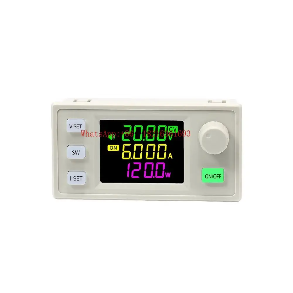 

SK120X Модуль зарядки с регулируемым напряжением и постоянным током, источник питания постоянного тока с цифровым управлением, повышающий напряжение