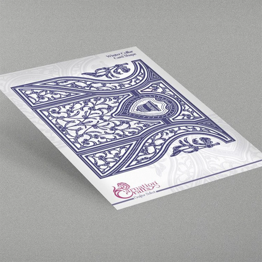 

2025 June New products Metal Cutting Dies for DIY scrapbooking Greeting Handmade Diary album Winter Collar Card Shape Die Set