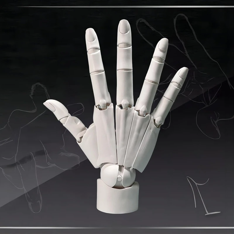 Top-Flexible Artisthand Model, Adjustable Hand Drawing Model, Lively Character Hand Model For Desktop Decoration,Sketching