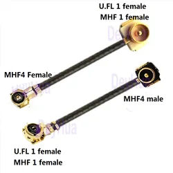 5pcs  U.fl 1 to MHF4  MHF 1 to MHF4 Cable Connector 5CM 10CM 15 20 30 CM
