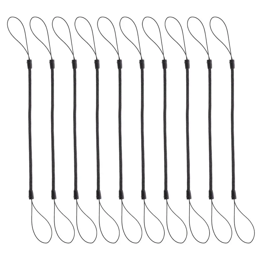 

10Pcs Stylus Pen Lanyard Strap Anti-Lost Spring Rope for Touchscreen Pens Long-Lasting Plastic Pen Leash Retractable Hanging