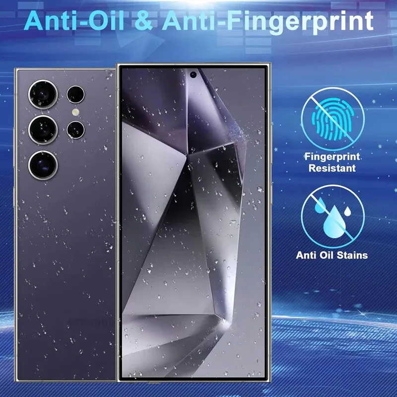 4Pcs Matte Ceramic Privacy Screen Protector for Samsung Galaxy S24 S21 S20 S22 S23 Ultra Note 20 10 S8 S9 S10 Plus Anti Spy Film