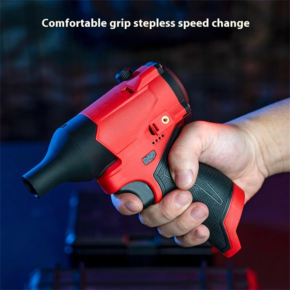 For Milwaukee M12 Turbojet Fan 140000 RPM Brushless Motor Powerful Blower High Speed Air Duct Fan Outdoor Dust Blowing Tool