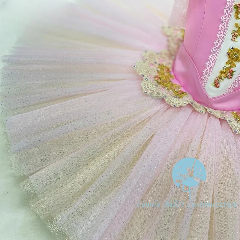 High-end ส่วนตัวที่กําหนดเองใหม่ Fairy ตุ๊กตา Gebelia Sleeping Beauty หญิงรูปแบบบัลเล่ต์ TUTU การแข่งขันกระโปรงผู้ใหญ่และ Childre