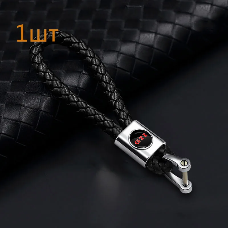 Car Key Chain Key Ring Key Lanyard Car Emblem Styling For VW GTI CC Polo 6R Golf 4 5 6 7 MK7 MK4 MK6 Passat B6 B8 T4 T5 Tiguan