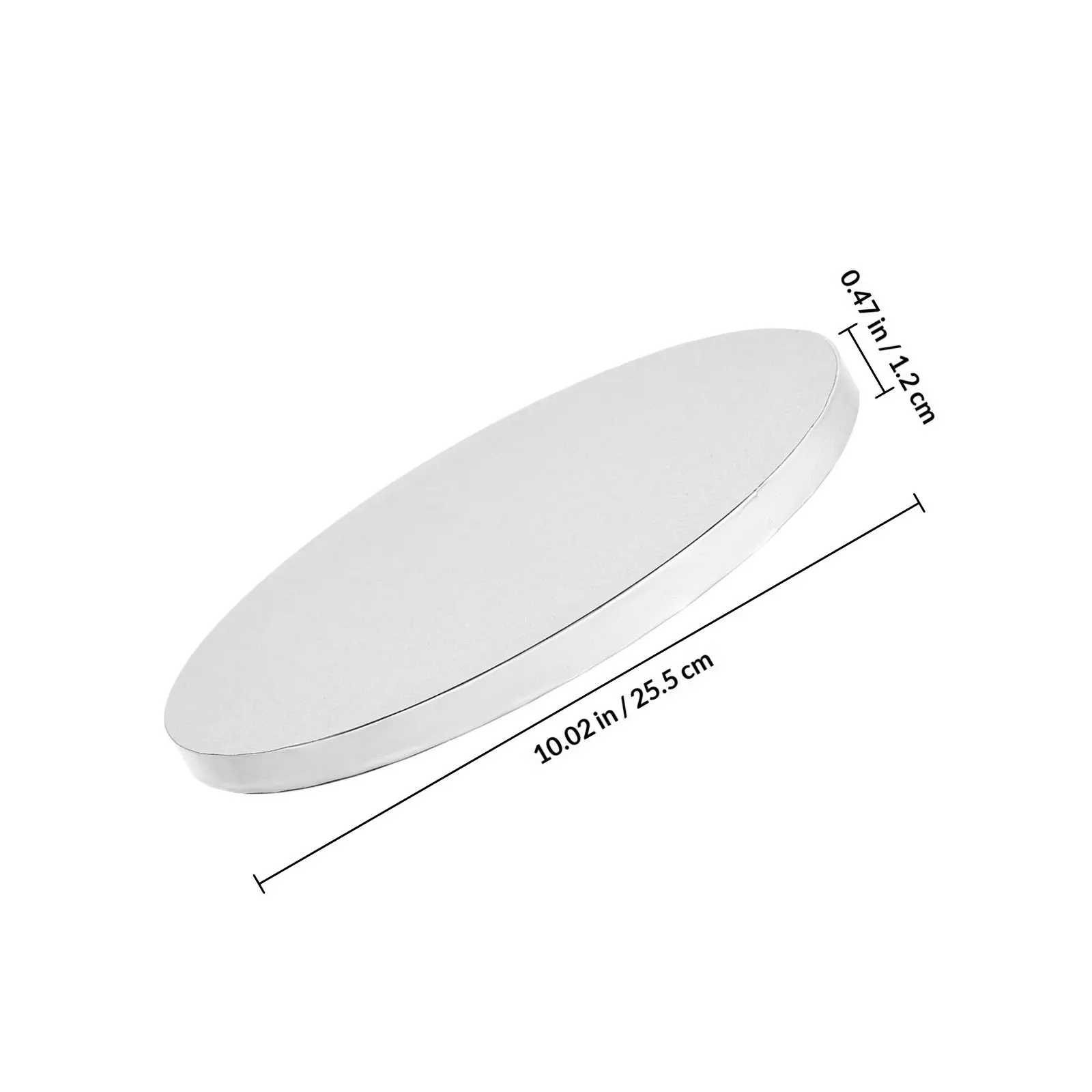 10Pcs Sturdy Round Cake Boards Non-Stick Paper Cake Drums 10 Inch for Large Cakes Easy Release Decorating Presentation Base