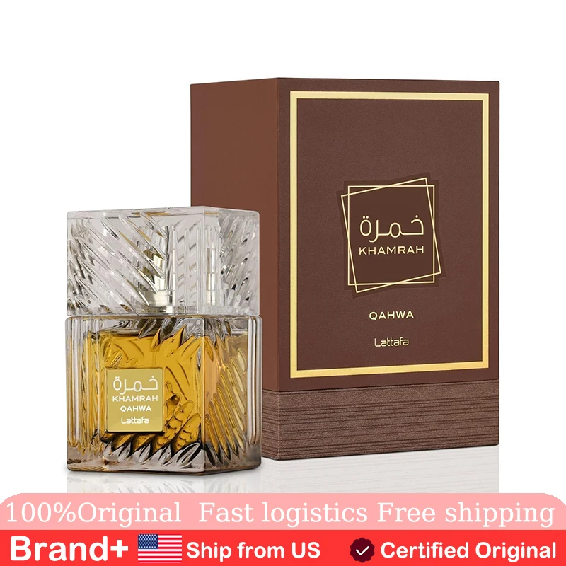 

Lattafa Khamrah Qahwa Vanilla Warm Spicy Cinnamon Sweet Eau De Parfum Long-Lasting Fragrance Unisex 100ML Cologne Natural