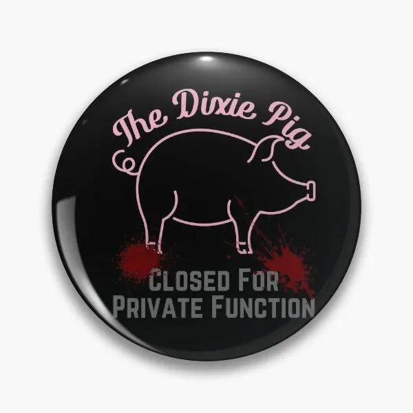 The Dixie Pig Stephen King Fan Desig  Soft Button Pin Cartoon Brooch Metal Creative Cute Fashion Jewelry Women Badge Hat