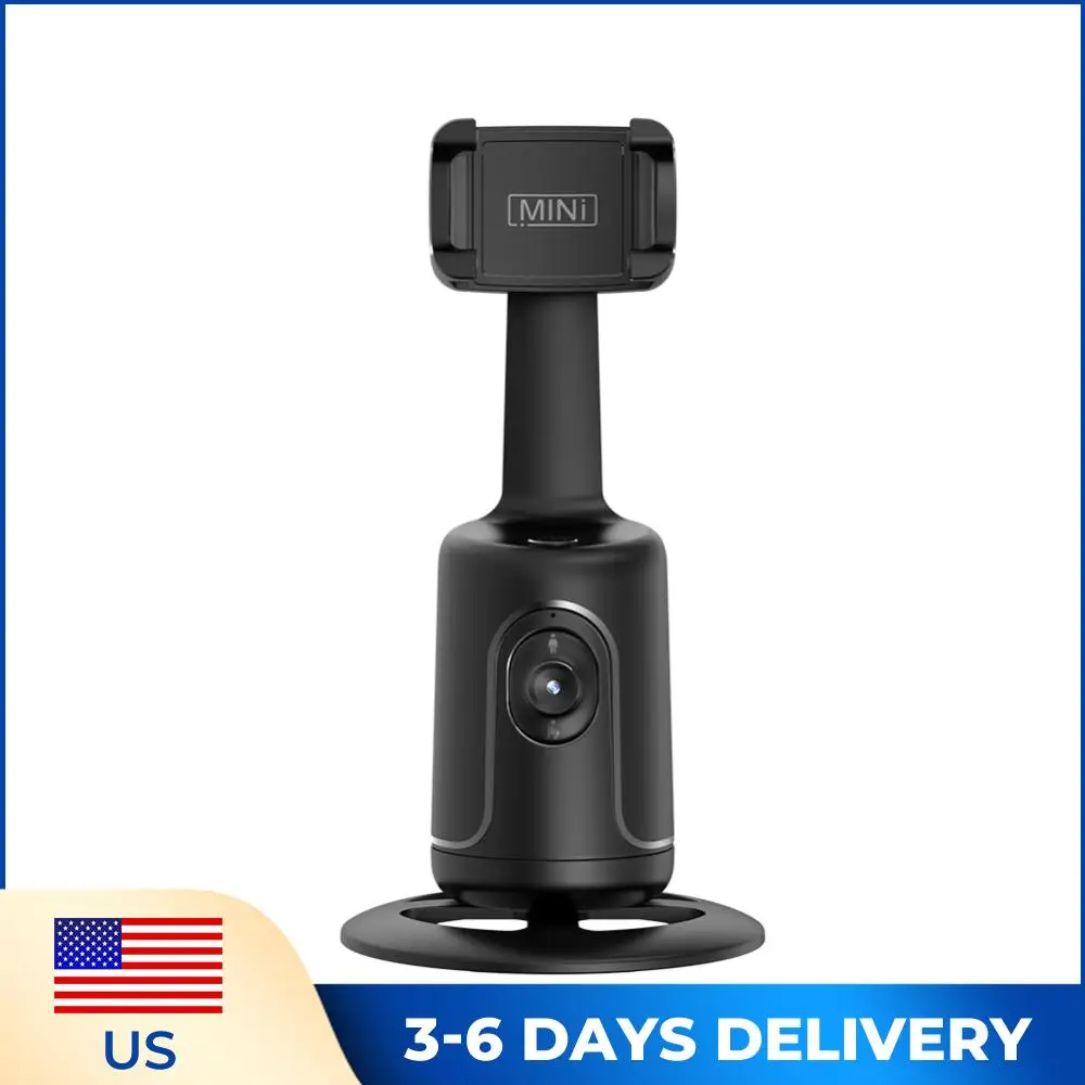 Intelligent Gimbal Stabilizer Follow-up 360 Rotation Phone Gimbal Stabilizer Selfie Stick Tripod for  Live Photography