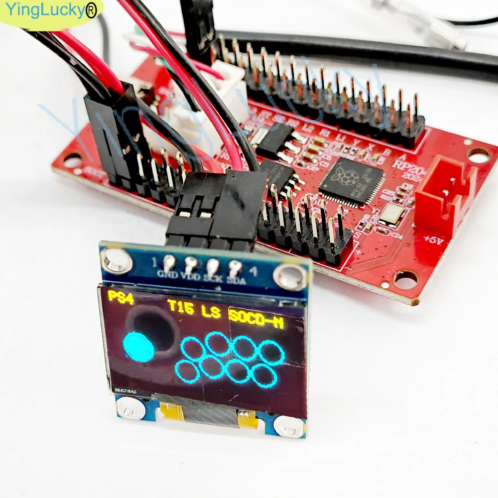 DIY Raspberry Pi Pico Zero Delay USB Board Encoder, PC PS4 Slot Switch, Game Arcade Joystick, Hitbox Controller, PC Joystick