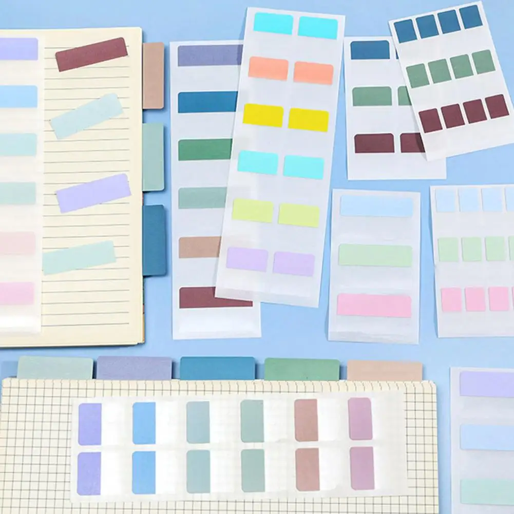 Sticky Note Board Rectangle Moniteur Buffet, Multicolore, Index, Carte, Guides, Portable, Ampa, Sync Ders, Message Board, 10Pcs, Sac