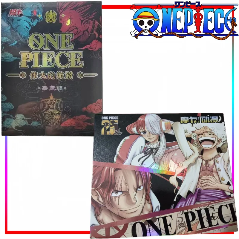 Neue One Piece 25th Anniversary Card Cartoon Ruffy Sammelkarte Anime Merchandise Weihnachtsgeschenk Einzeln erhältlich