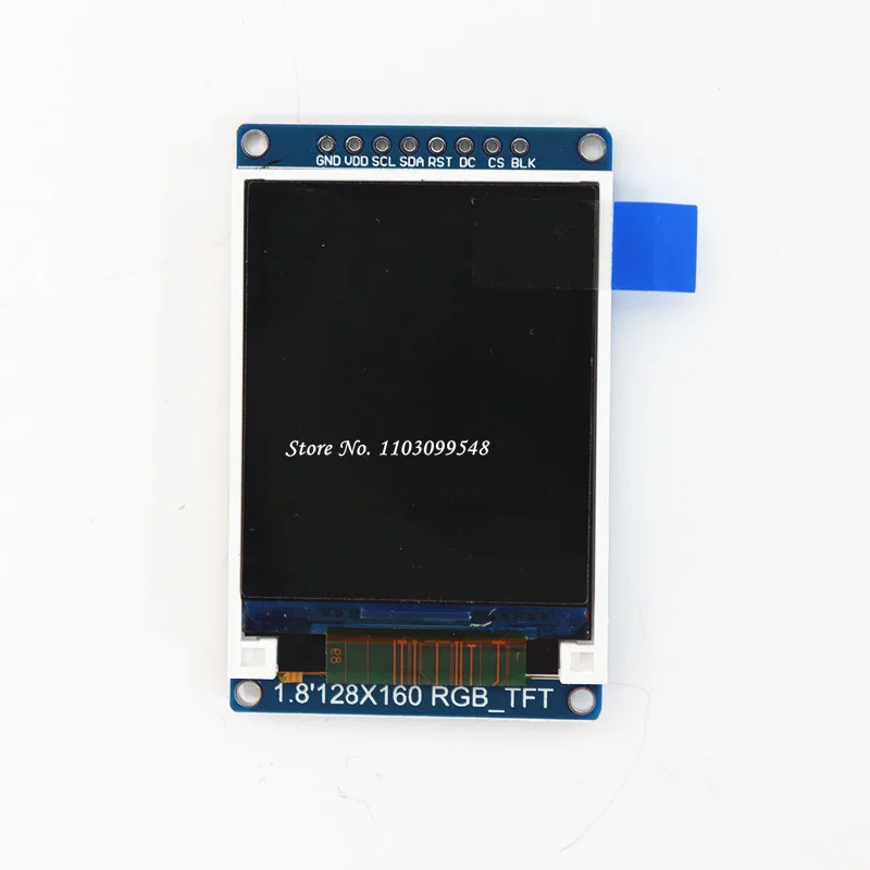 Fonte de Alimentação OLED para Arduino, 1.8 "Full Color, 128x160 SPI TFT LCD Display Module, ST7735S 3.3V, Substituir