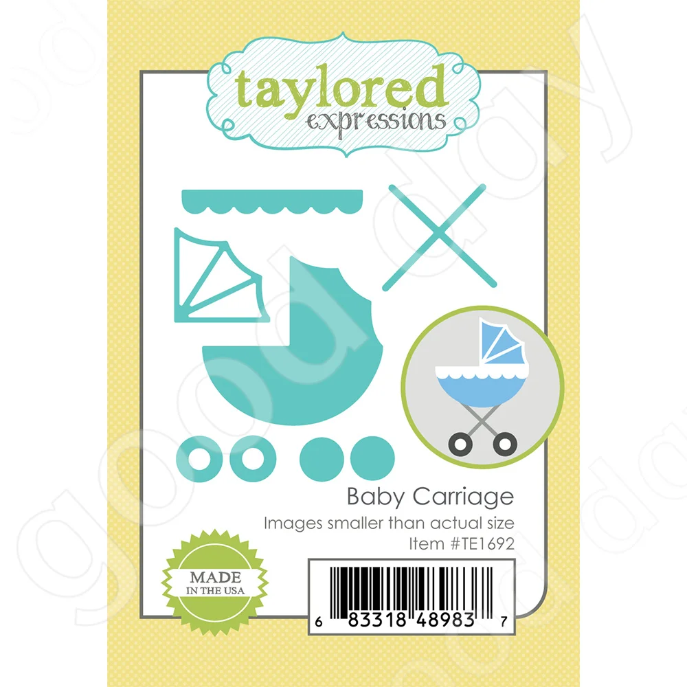 

Arrival 2022 New Baby Carriage metal Cutting Dies Scrapbook Used for Diary Decoration Template Diy Greeting Card Handmade
