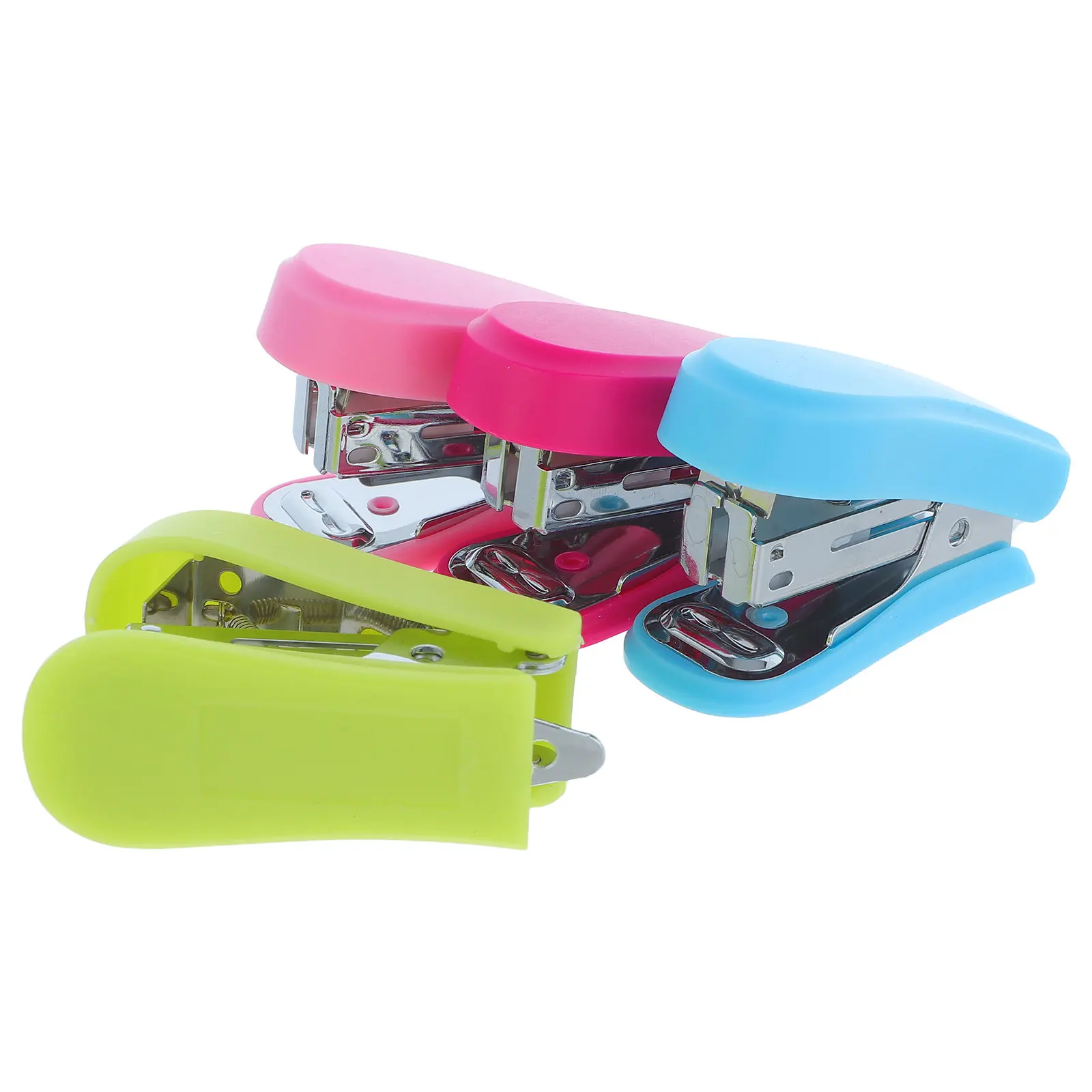 

12Pcs Mini Staplers Compact Handheld Stapler for Office School Travel Desktop Portable Cute Stapler Set Mini Staplers