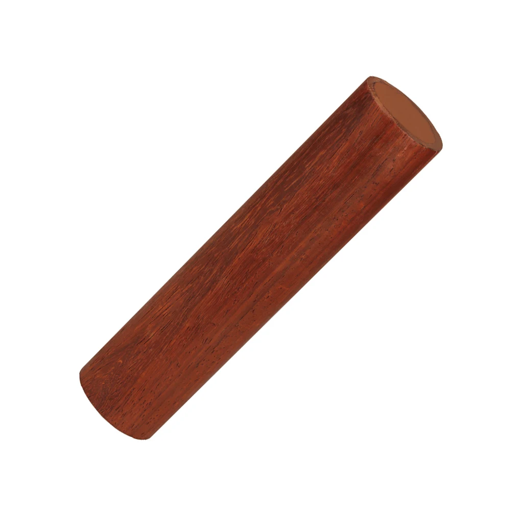 Wood Cylinder Sand Shaker Round Shape Rhythm Hammer Percussion Drum
