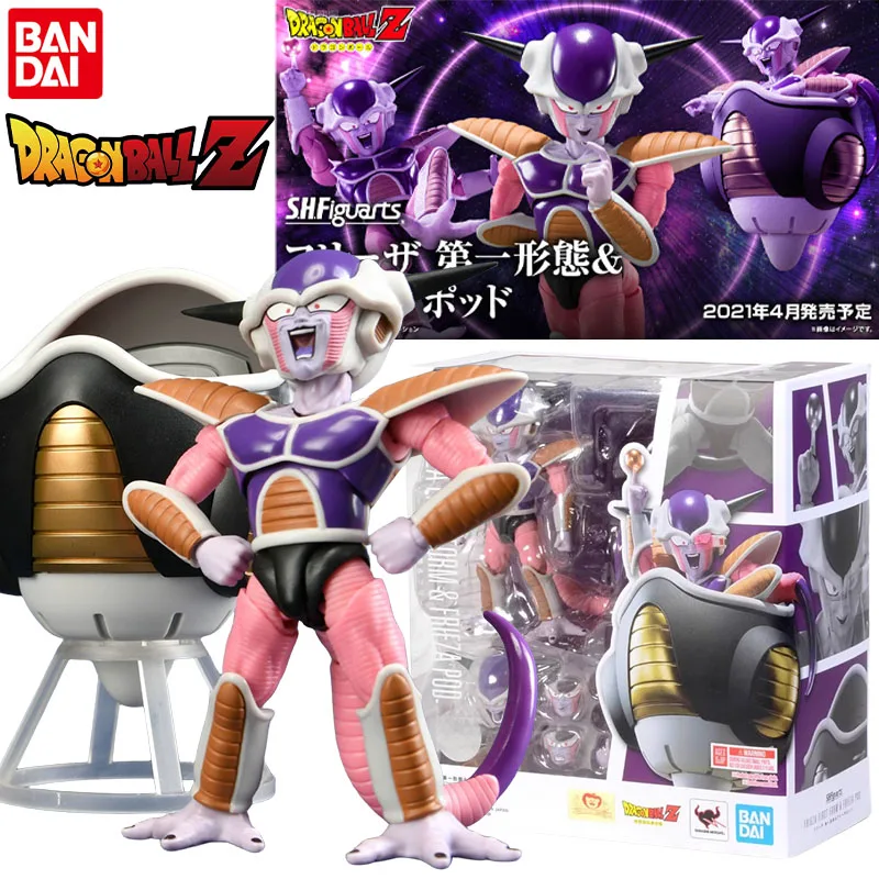 

Bandai Genuine Dragon Ball Z Anime Figure S.H.Figuarts Frieza Action Figure Toys for Boys Girls Christmas Gift Collectible Model