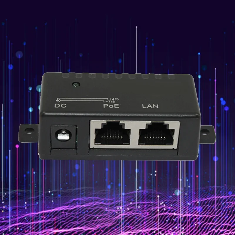 12V 24V 48V/1a Poe Passieve Injector Power Splitter Voor Ip Camera Poe Mount Power Adapter Module Accessoires Voeding