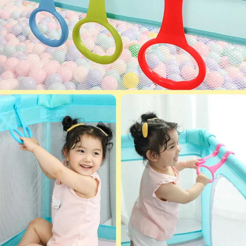 Pull Ring For Playpen Baby Crib Hooks General Use Hooks Baby Toys Pendants Bed Rings Hooks Hanging Ring Help Baby Stand