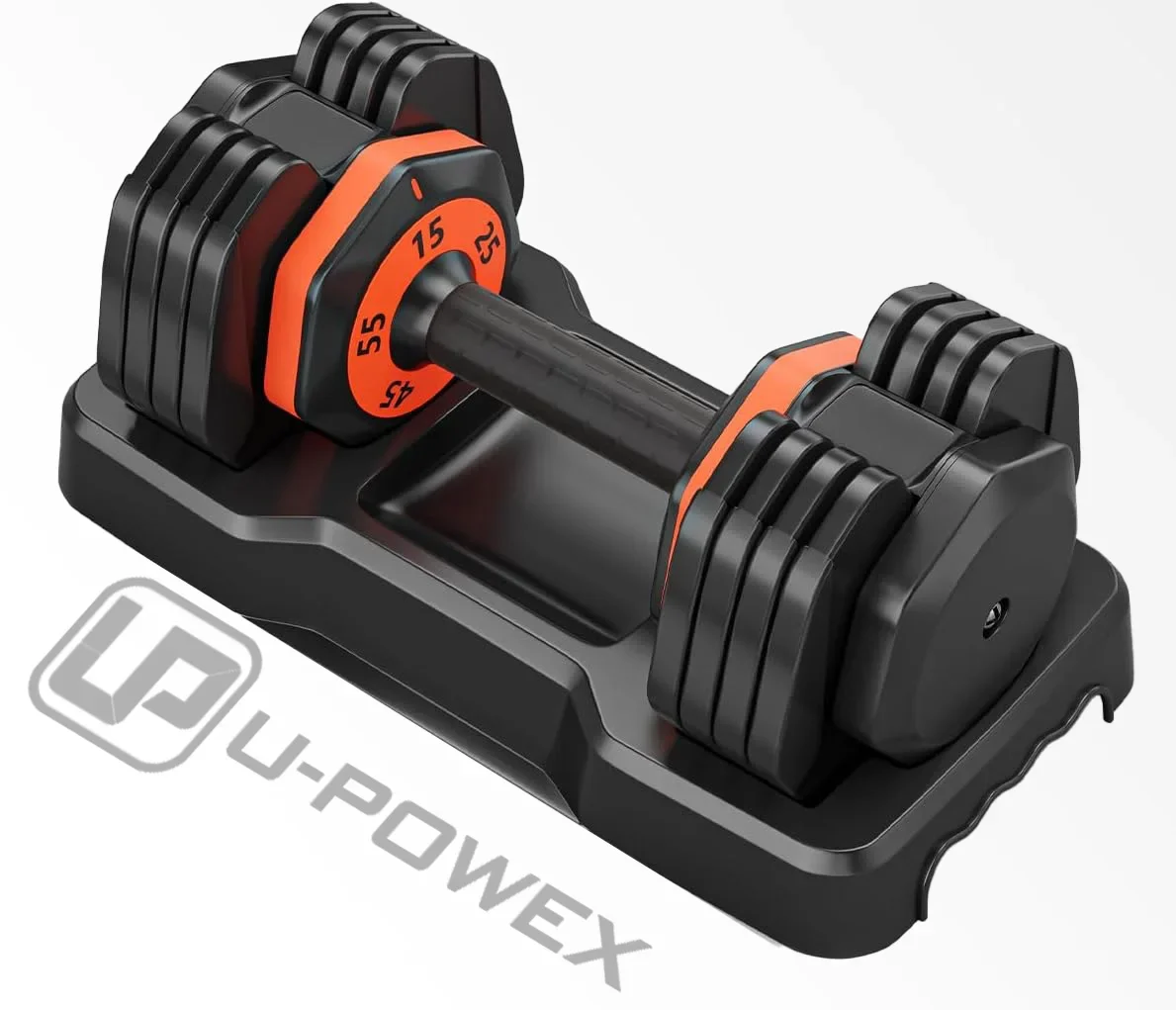 25kg Adjustable Dumbbells 15 to 55 LB Weight Adjustment Range Weights Fitness Dumbbell set