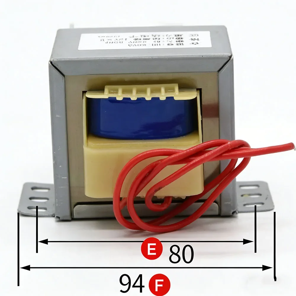 20W Pure Copper Toroidal Transformer EI57*30 32mm Thick Isolation Transformer for Electronics 3V-36V Output 220V Input