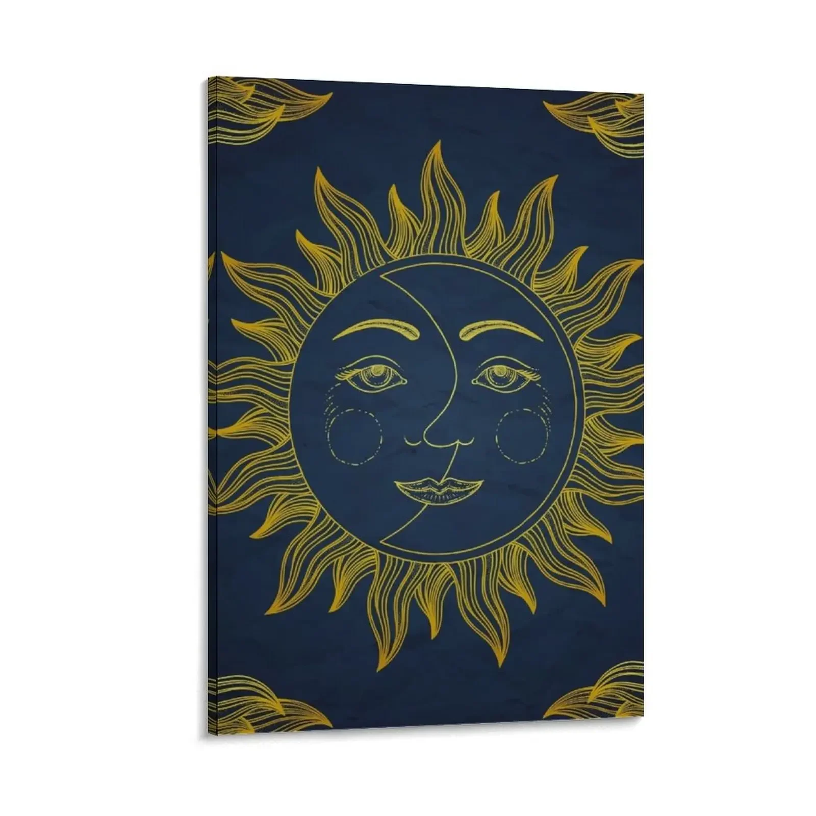 

sun and moon i Canvas Painting Home decoration Bedroom deco anime poster