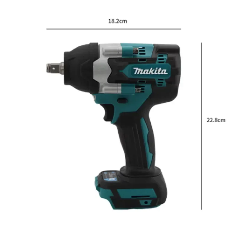 

Makita 18V DTW700 1800Nm Brushless Cordless Impact Wrench 1/2" 18V Lithium-Ion Battery Fast Charging Heavy Duty Torque