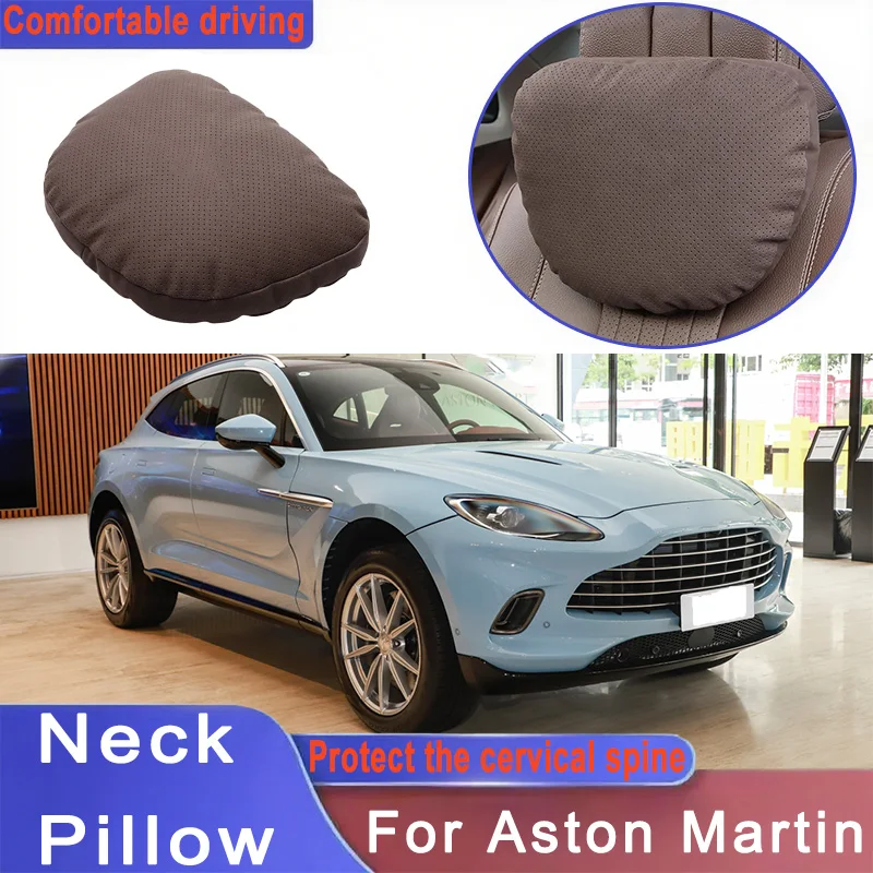 

Car Headrest Neck Support Seat Lumbar Cushion Neck Pillow For Aston Martin DBX 707 DB11 DB12 DBS Valkyrie Vantage Valhalla V8