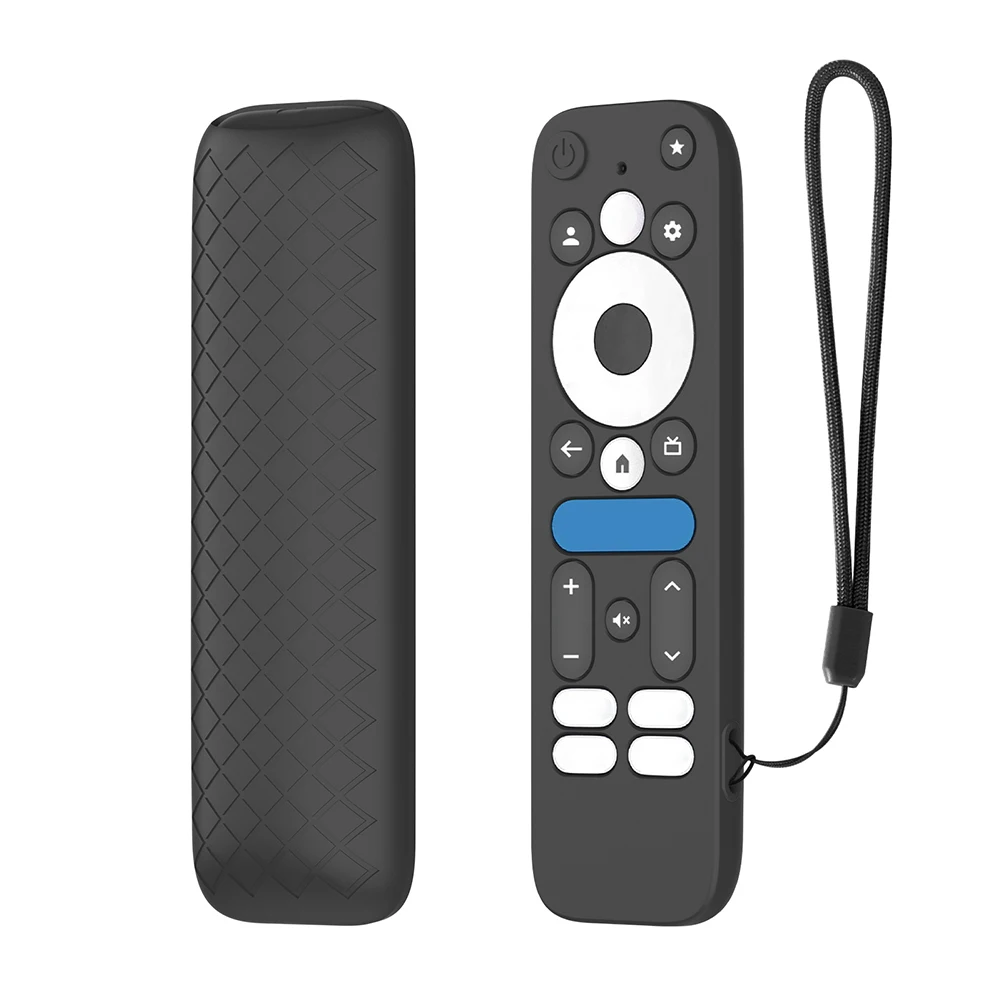 Silicone Shockproof Remote Cover for GoogleTV Box 4K Pro with Secure Fit and Enhanced Grip for Everyday Protection