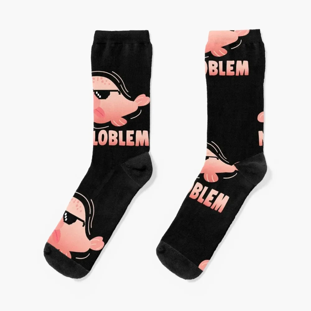 

No bloblem blobfish fish sunglasses gift Socks crazy Crossfit Socks Ladies Men's