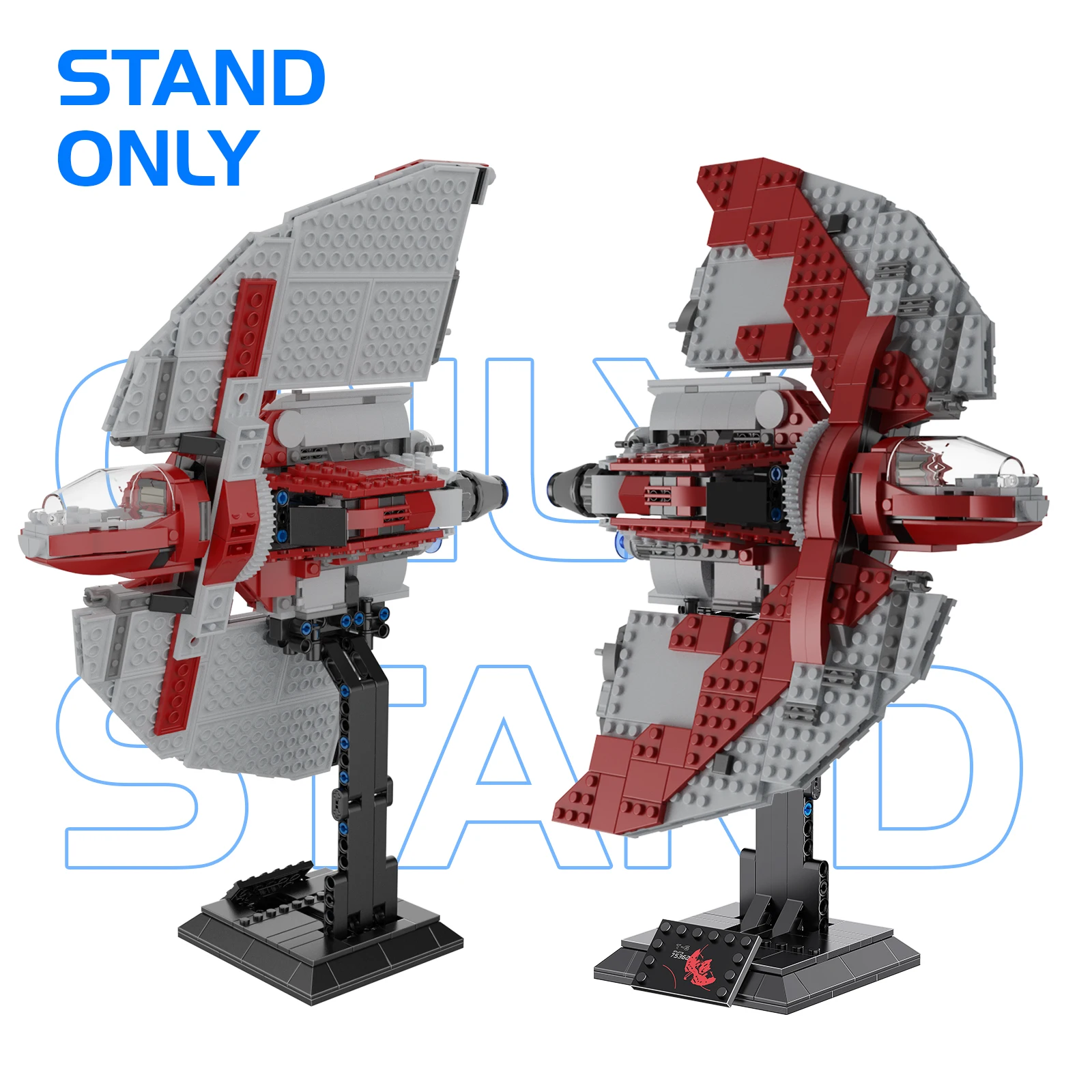 MOC For 75362 Stand Building Blocks Suit 87 Pieces Creative Space Shuttle Support Construction Brick Assembly Toy Education Gift