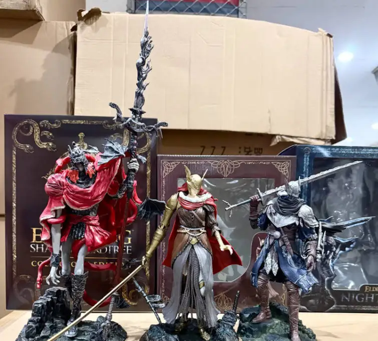 

Anime Game Character Elden Night King Tracker Gold Tree Shadow Limited Edition Valkyrie Collectible Figure Decoration Gift