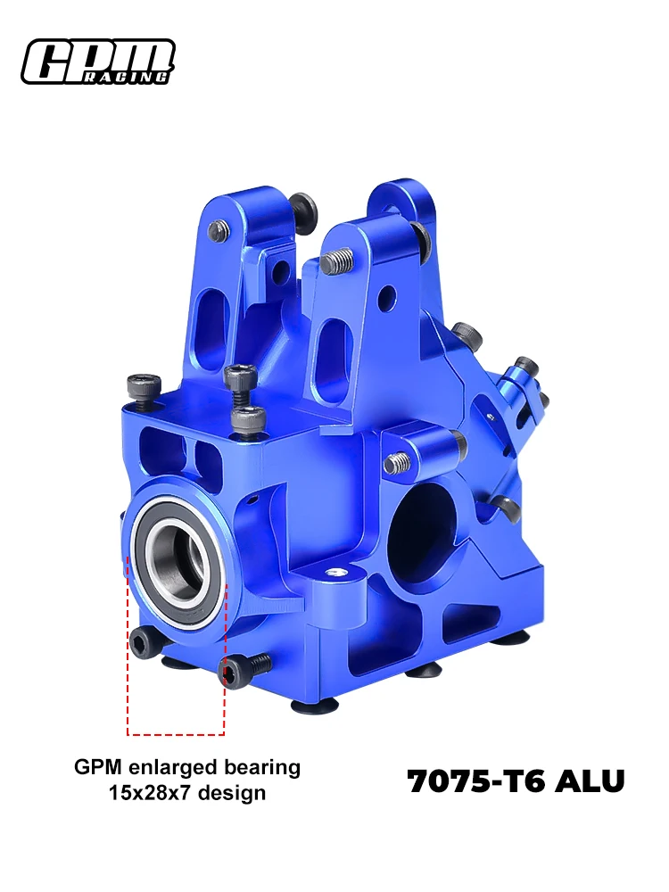 GPM 1/5 Kraton Outcast 8S EXB ARA310935 Voor 7075 Legering Voor/Achter Versnellingsbak ARRMA - afbeelding 2