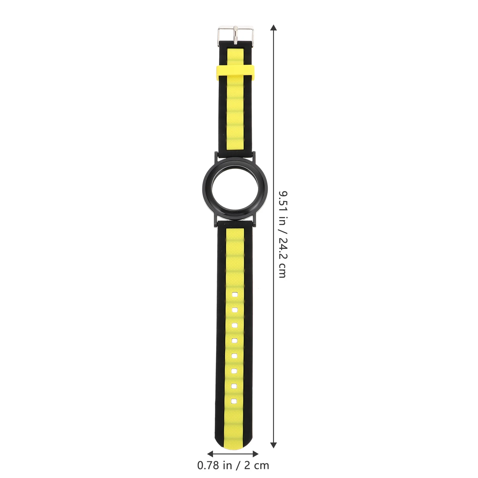 

Tracking Watch Strap Replacement Silicone Elastic Band Label Miss Bracelet