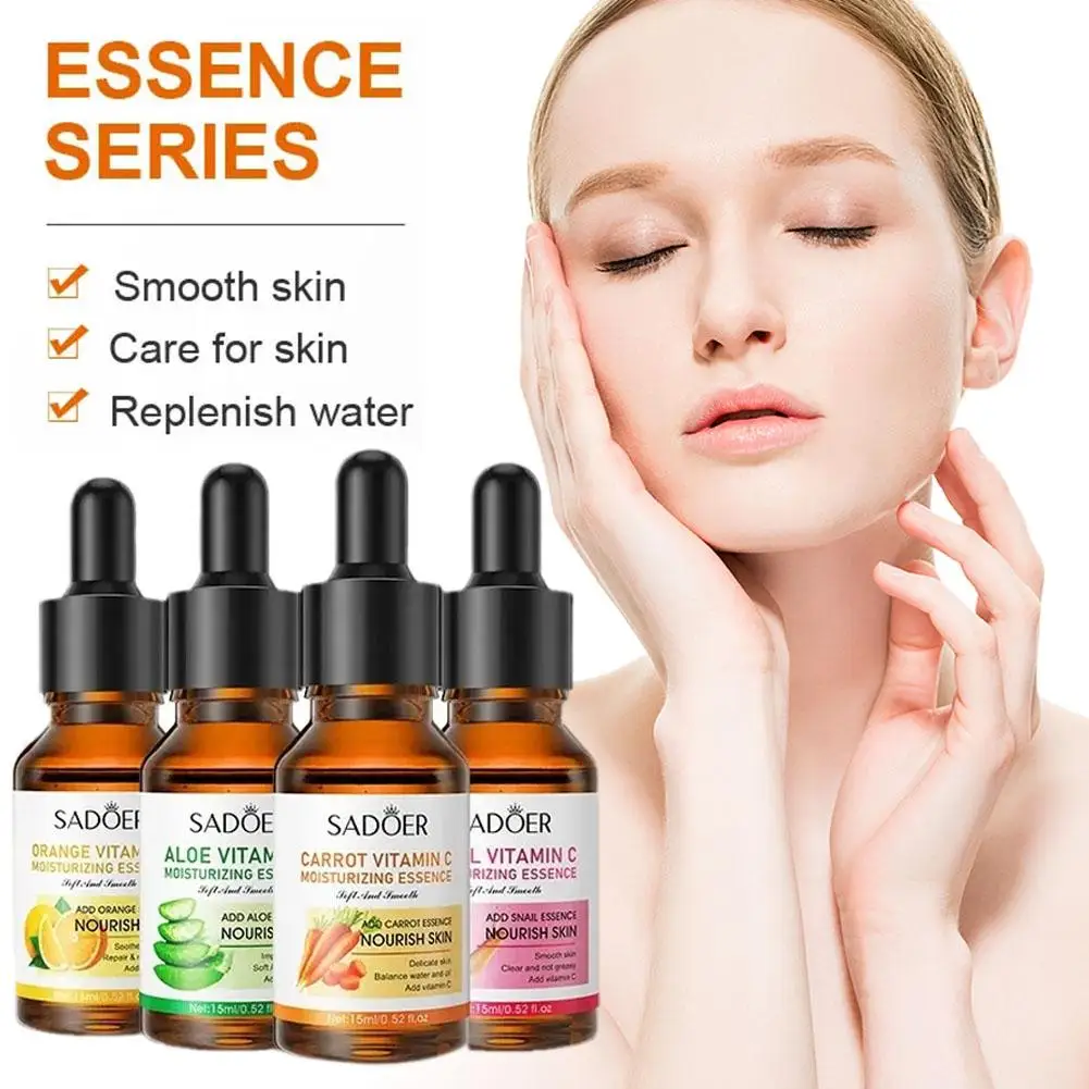 

15ml Sadoer Vitamin C Serum Brightening Face Skin Care Whitening Essence Moisturizing Vitamins And C Y3n5