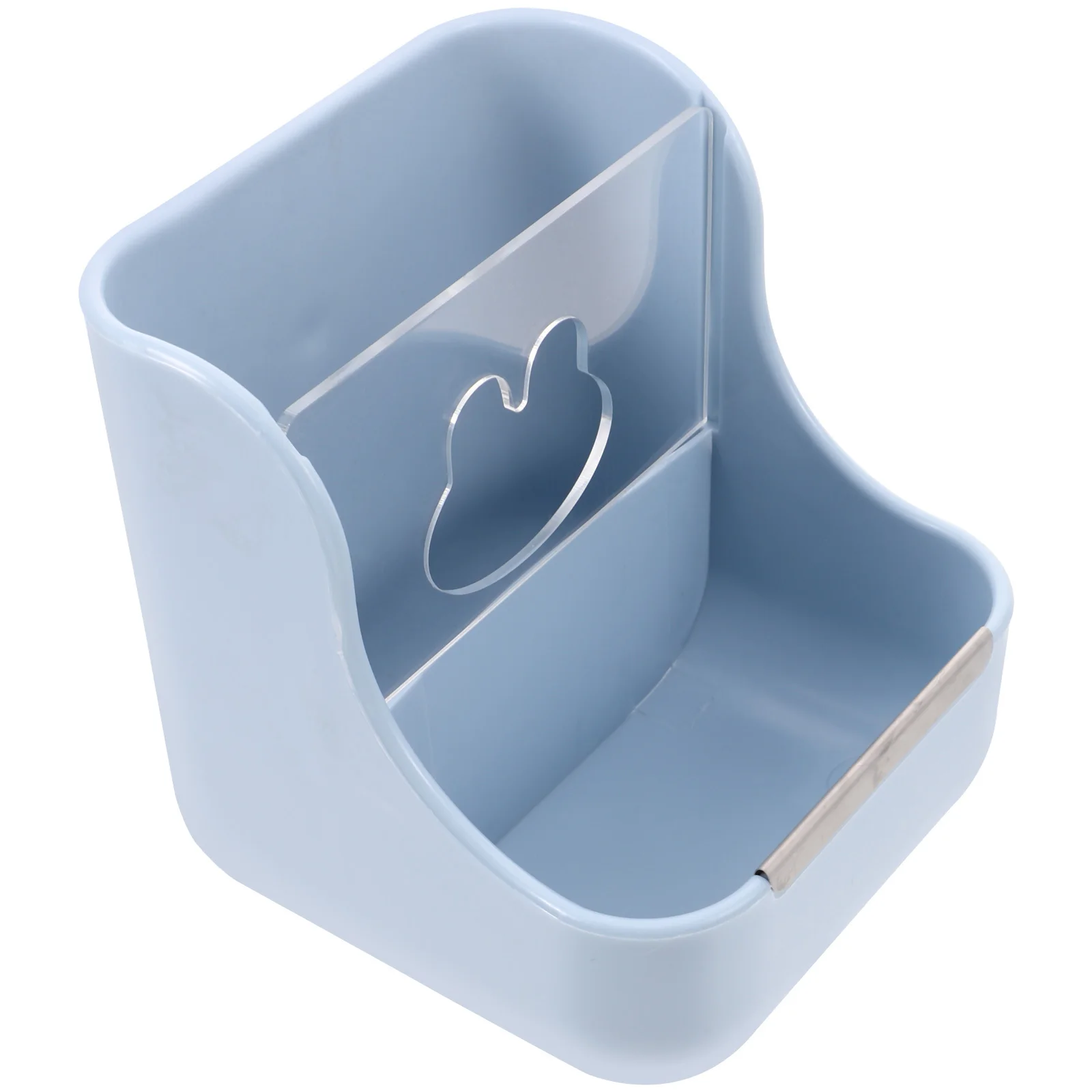 

Rabbit Food Plastic 2-In-1 Hay Feeder For Small Pets Durable Smooth Surface Pet Cage Accessory Bunny Guinea Pig Feeder Storage