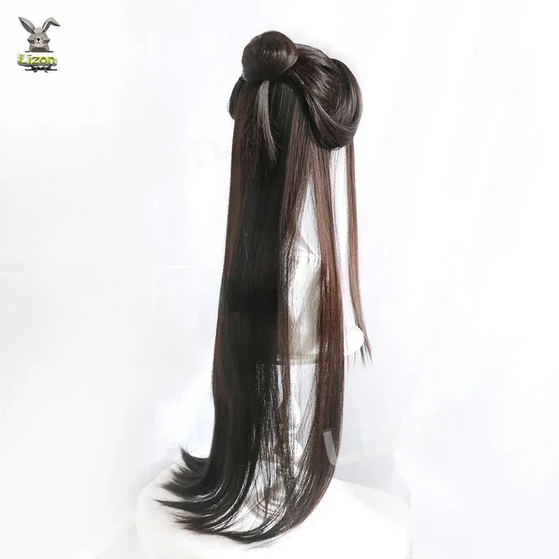 

CyAnime Heaven Official's Blessing Косплей Син Лиан Парик Черные волосы Tian Guan Ci Fu Hanfu Парики XieLian Косплей Парик + Кепка для парика