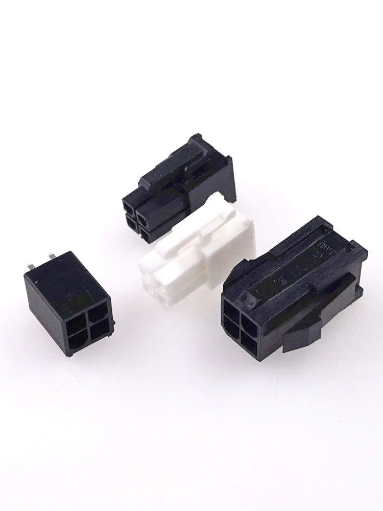 5Pcs 4.20 mm CPU 4 Pin Male Female Housing Header Wafer ATX CPU PSU EPS12V Mainboard Motherboard Power Connector Plug Receptacle