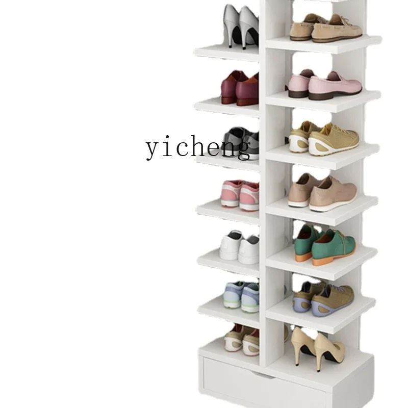 

Shoe Rack Small Narrow Door Household Multi-Layer Home Shoe Rack Balcony Corridor Storage