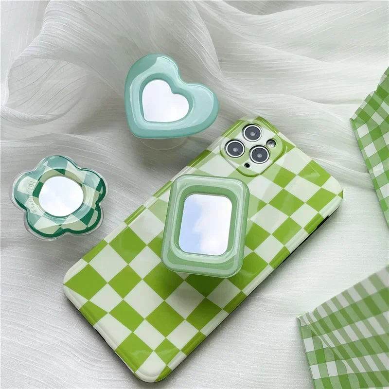 Tulip Flower Love Heart Grip Tok Mobile Phone Holder Stand for Iphone Samsung Support Foldable Bracket Mobile Phone Case Diy