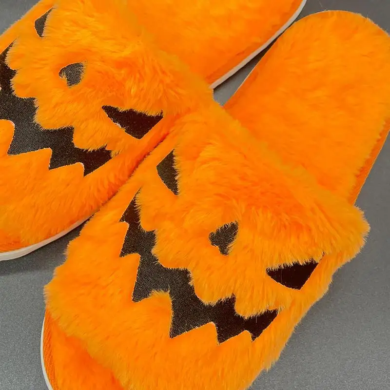 Halloween Slippers Single Size Open Toe Slippers for Halloween Holiday Clothing Seasonal Wear for Party Parade Haunted House