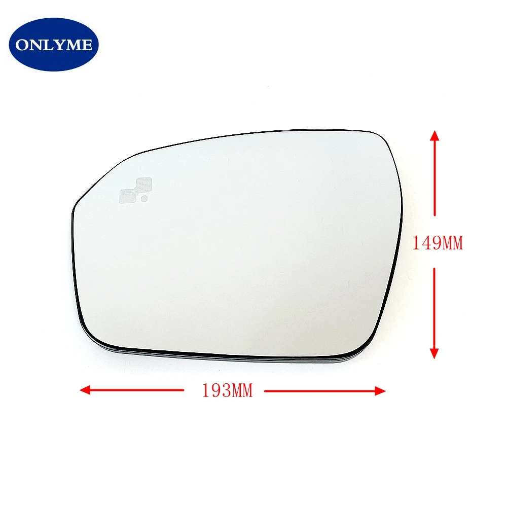 Car Heated Convex Wide angle  Mirror Glass With Blind Spot Warning for LAND ROVER Ranger Rover EVOQUE 2011 2012 2013 2014