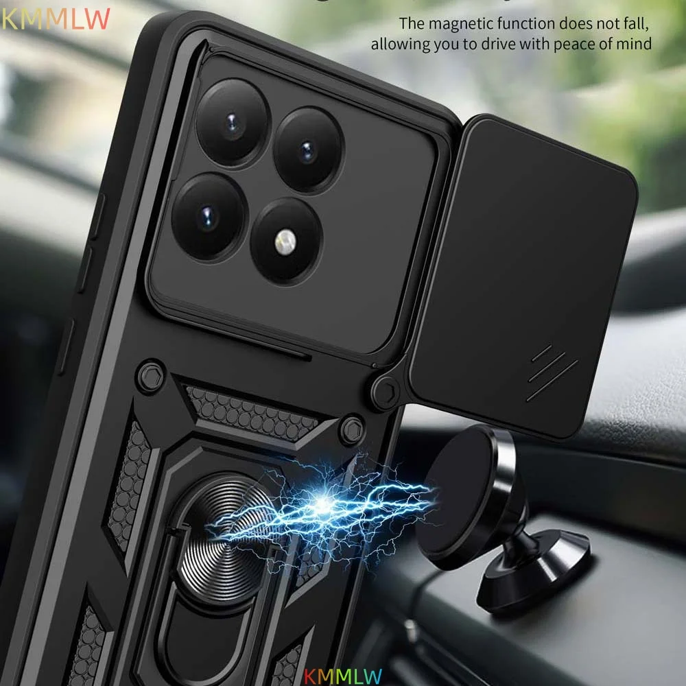 Shockproof Armor Case For Xiaomi Mi 15T 5G Car Holder Phone Cover for Mi 15T Camera Lens Protection Fundas For Xiaomi Mi 15T 5G - view 4